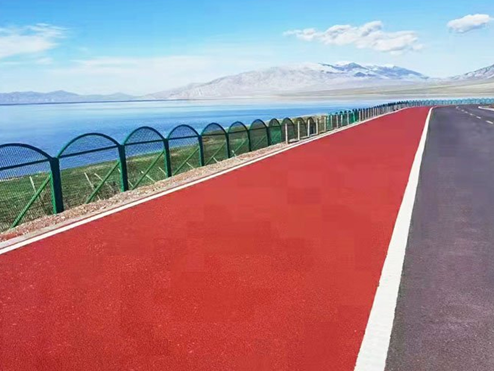 鄭州彩色瀝青道路，彩色噴涂，彩色路面是如何施工的?