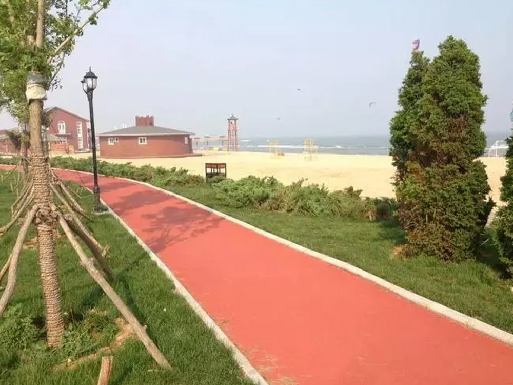 彩色陶瓷顆粒路面在交通系統中發揮的作用